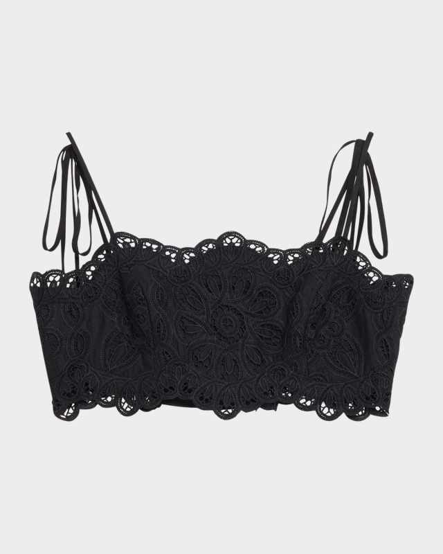 Rhiannon Embroidered Tie Bodice